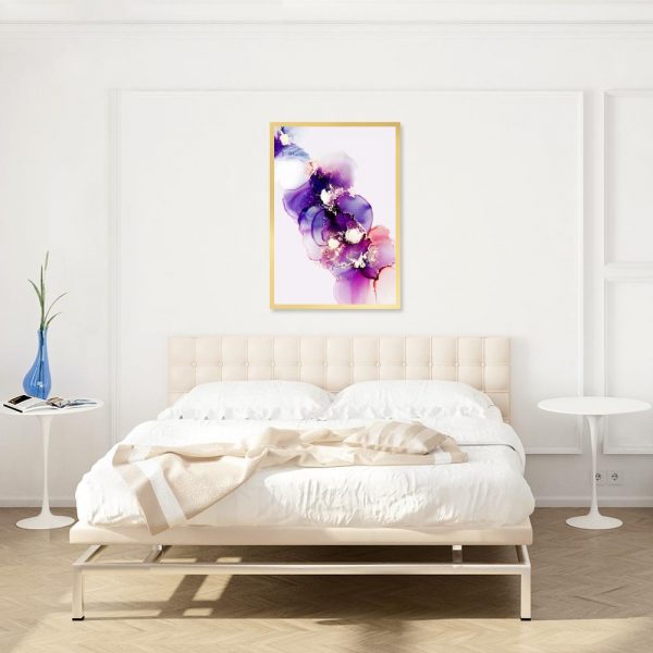 plakat z motywem plam