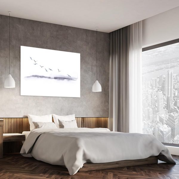 plakat z krajobrazem do sypialni