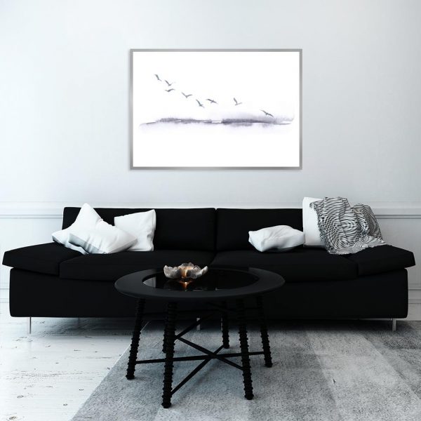 plakat z krajobrazem do salonu