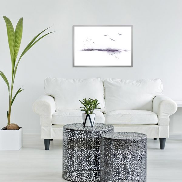 plakat z motywem krajobrazu