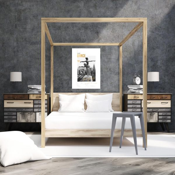 plakat do sypialni z baletnicą