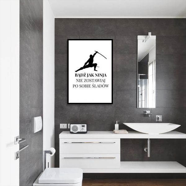 plakat do łazienki