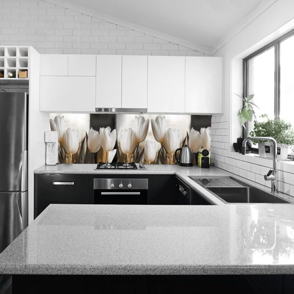 fototapeta kuchenna tulipany