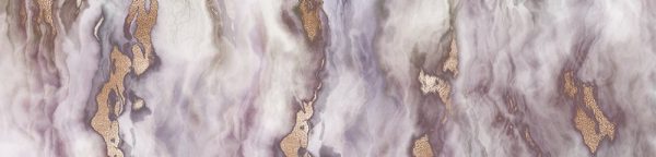 fioletowa fototapeta kuchenna z marmurem