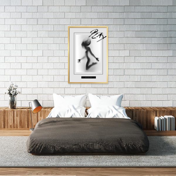 plakat z motywem kobiety