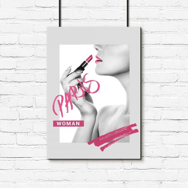 plakat paris woman
