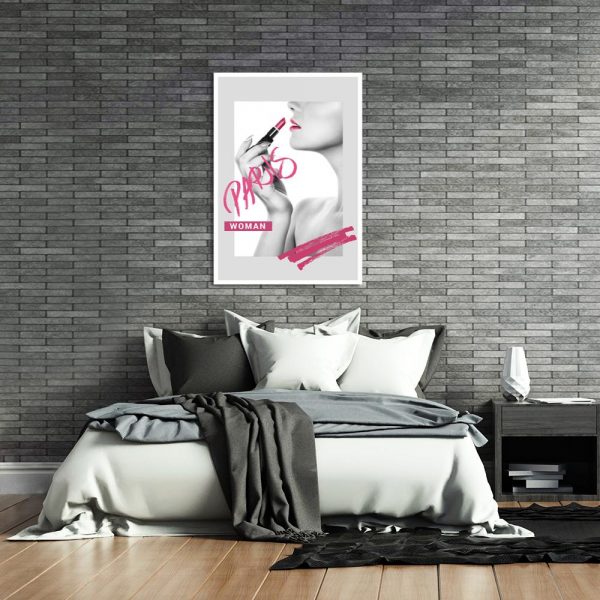 plakat paris woman do sypialni
