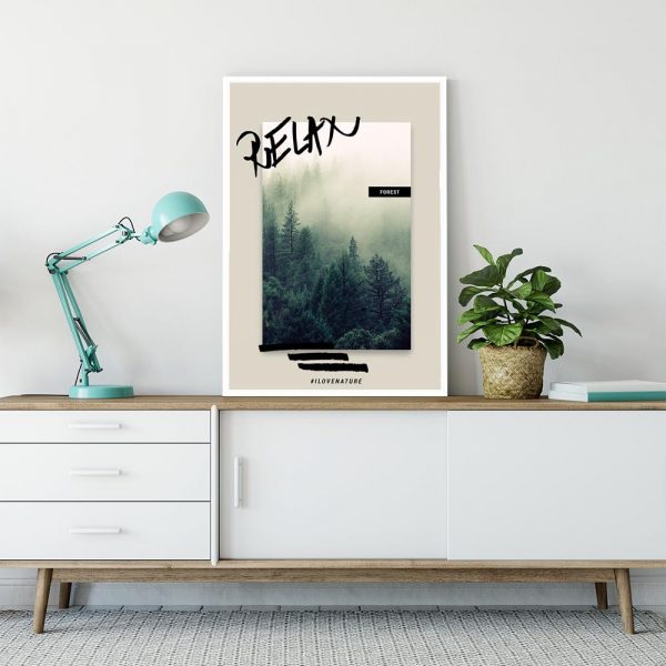 plakat i love nature