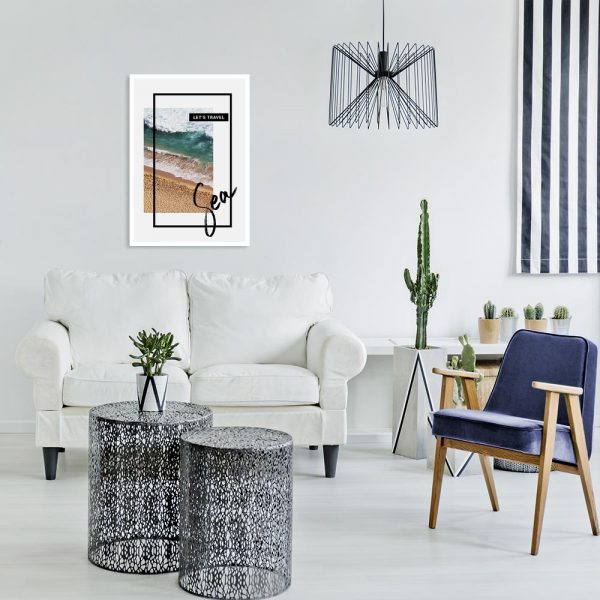 plakat morze plaża sea