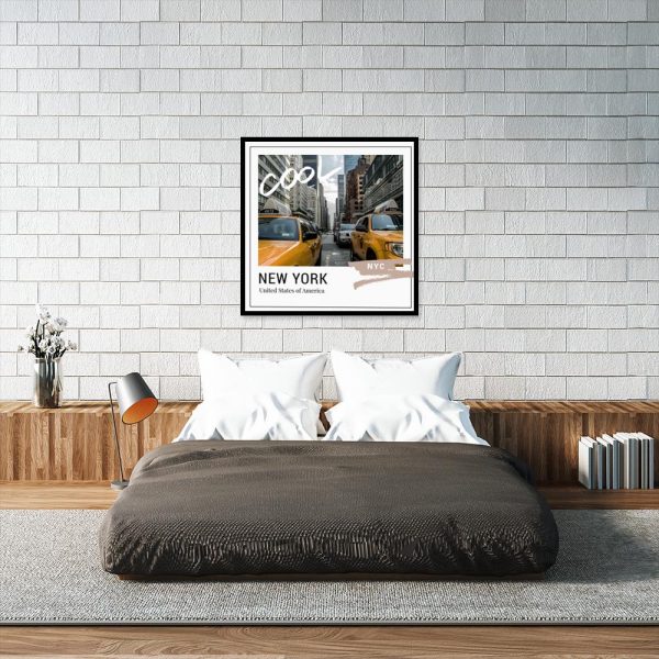 plakat samochody ulica