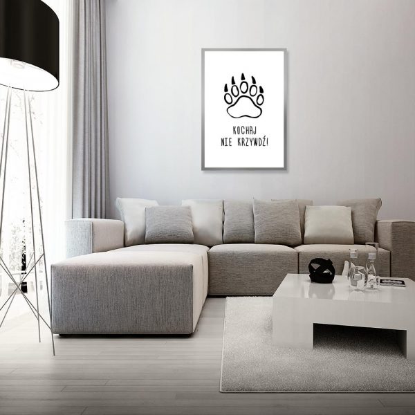 plakat dla miłośników zwierząt