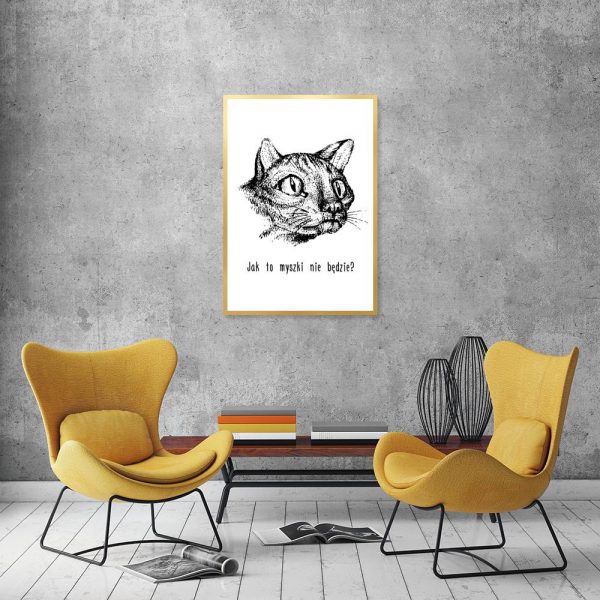 plakat jak to myszki nie będzie