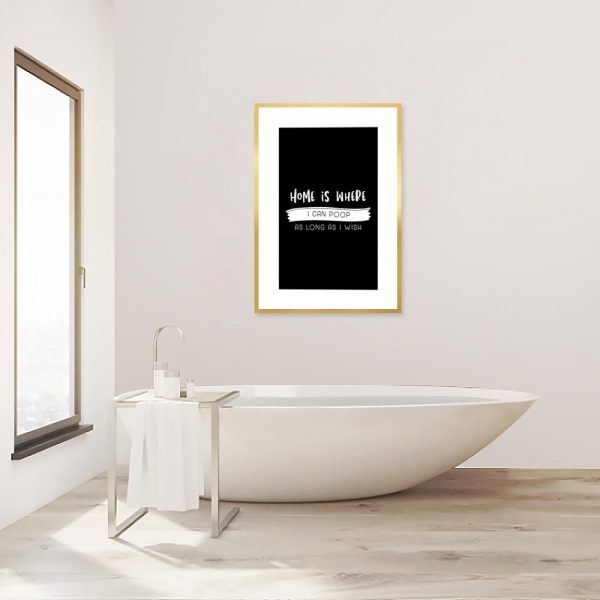 plakat napis dom jest tam gdzie