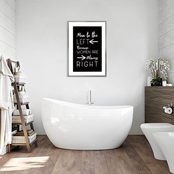 plakat men to the left
