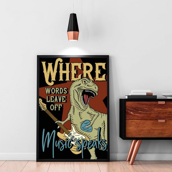 plakat dinozaur