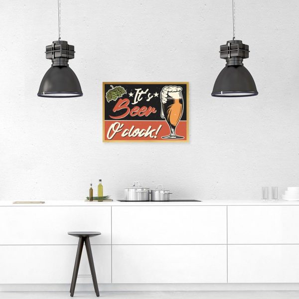 plakat motyw piwa