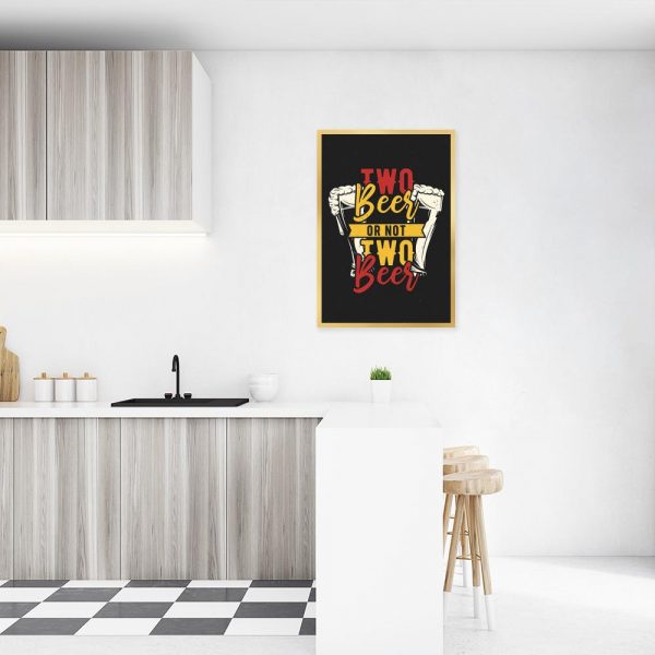 wielokolorowy plakat do kuchni