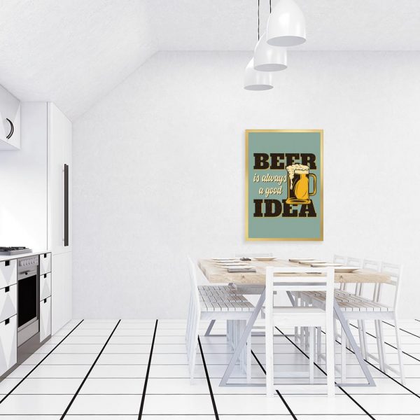 plakat do kuchni z napisem po angielsku