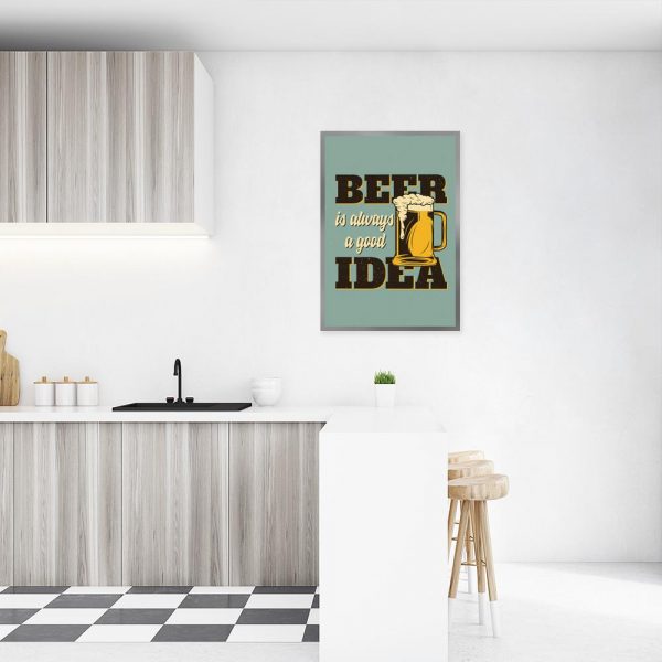 plakat na ścianę do kuchni