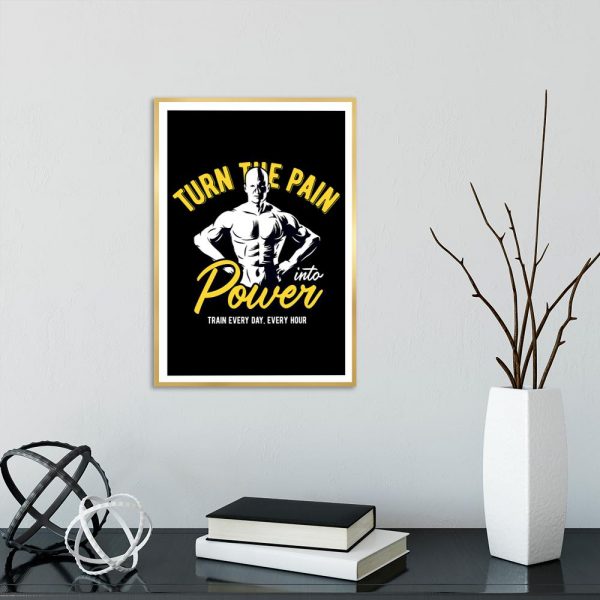 plakat na ścianę z napisem motywacyjnym