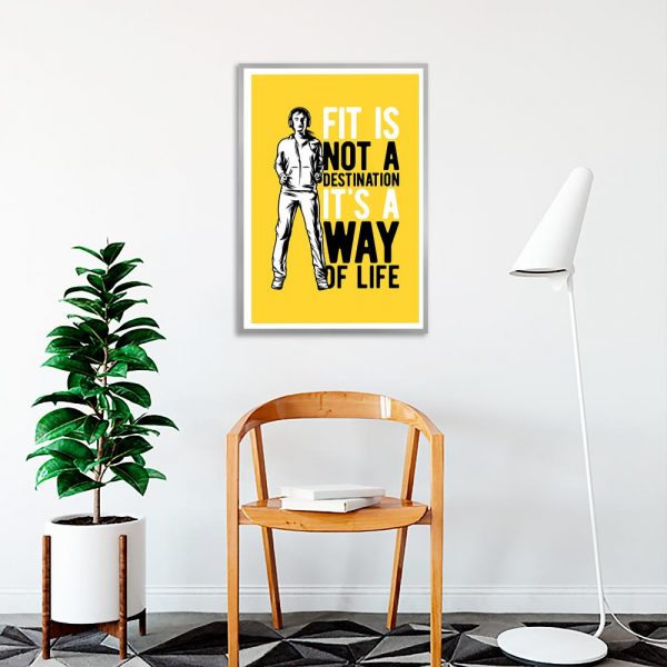 plakat na ścianę z napisem po angielsku