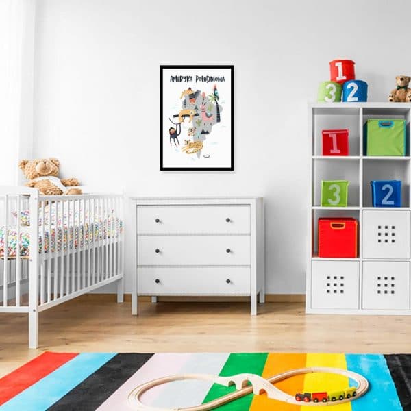 plakat na ścianę pokoju dziecka