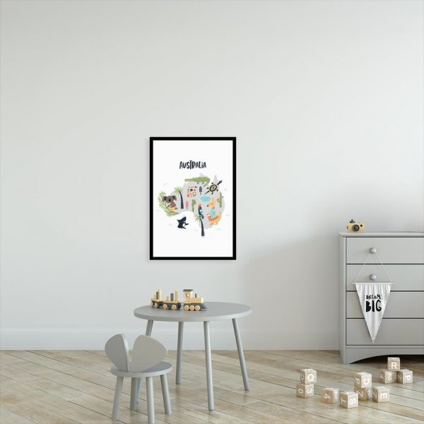 plakat ze zwierzętami na ścianę do pokoju dziecka