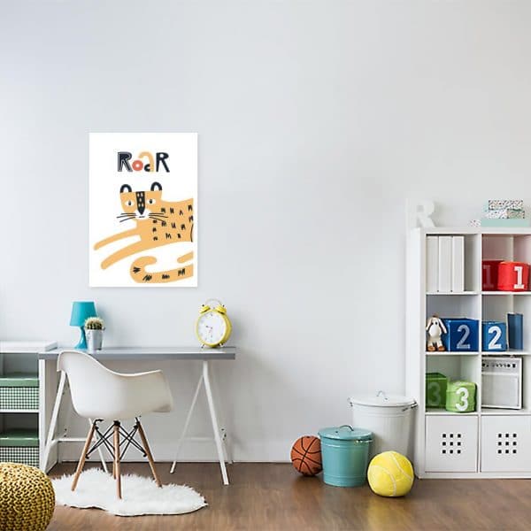 plakat z tygrysem do pokoju dziecka