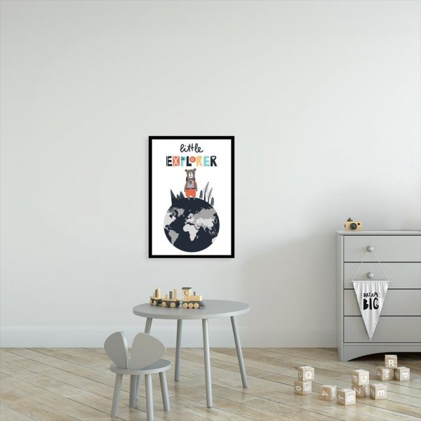 plakat z planetą do pokoju dziecka