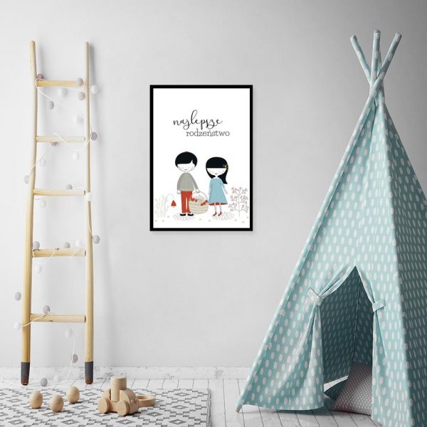 plakat z dziećmi do pokoju dziecka