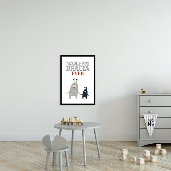 plakat z motywem kosmitów do pokoju dziecka