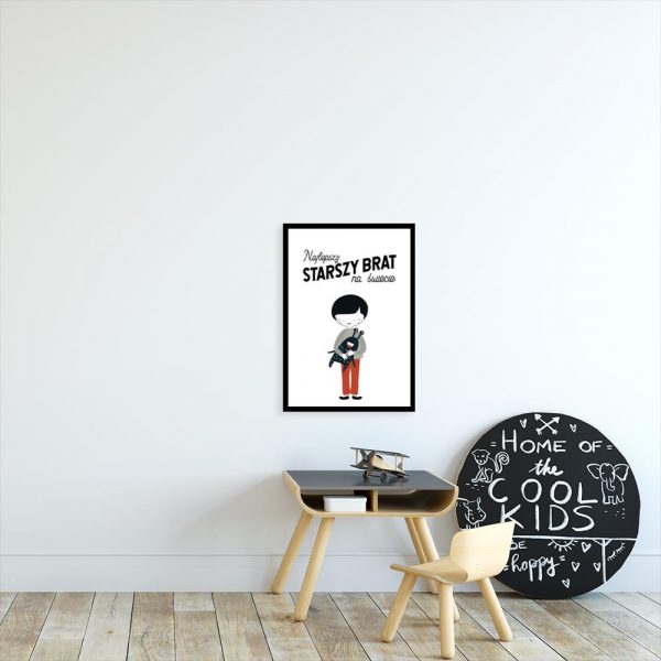 plakat z kosmitą na ścianę do pokoju dziecka