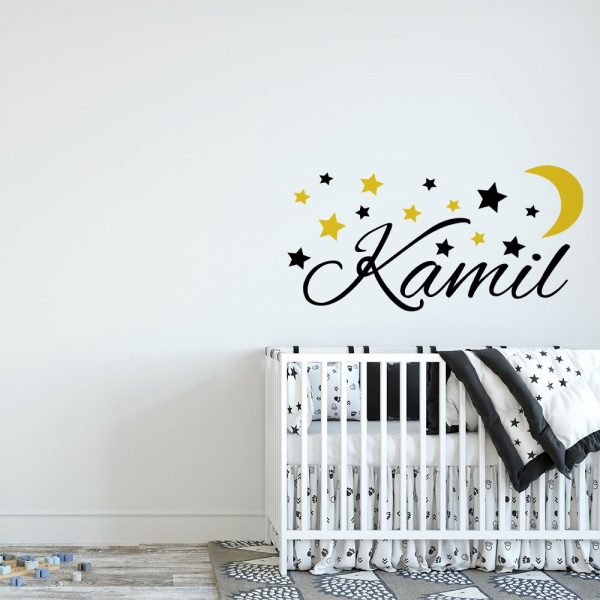 naklejka imienna do pokoju dziecka