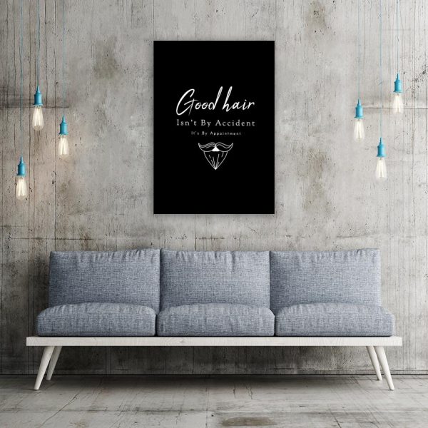 plakat na ścianę salonu barberskiego