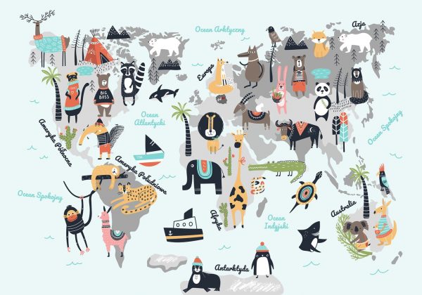 fototapeta edukacyjna do pokoju dziecka