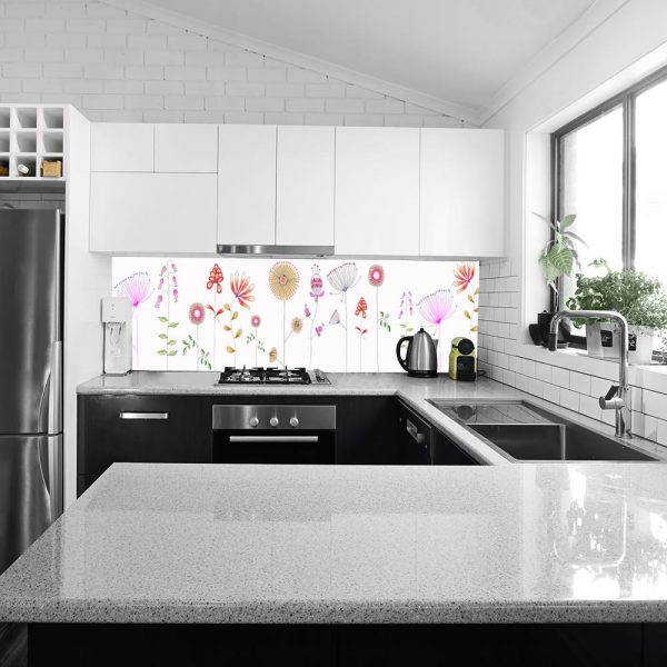 fototapeta przedstawiająca kwiaty do kuchni