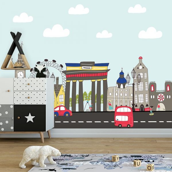 fototapeta do pokoju dziecka z Londynem