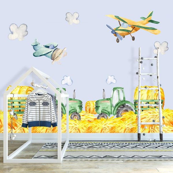 fototapeta z samolotami do pokoju dziecka