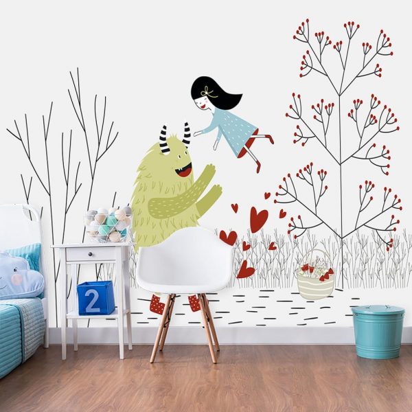 fototapeta z motywem potworka do pokoju dziecka