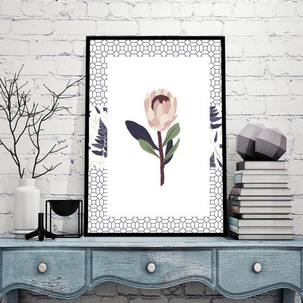 kolorowy kwiat jako dekoracja