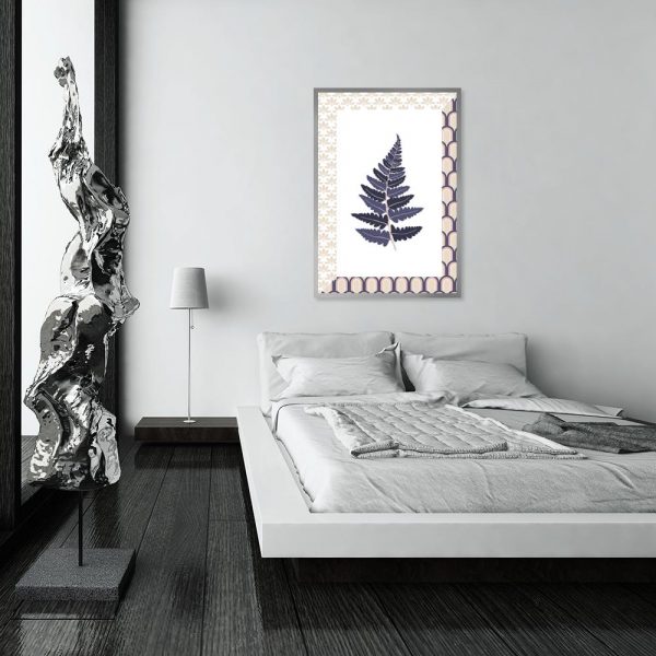 liść jako dekoracja plakatowa