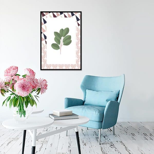 zielony kwiat jako dekoracja