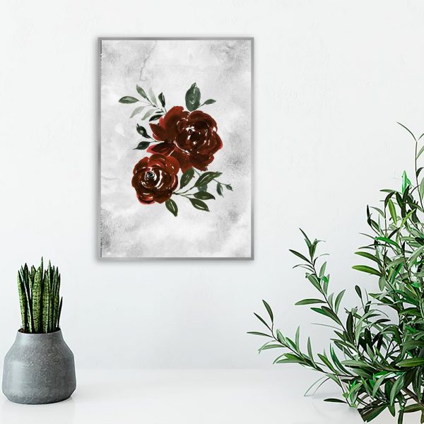 krwisto-czerwone różyczki