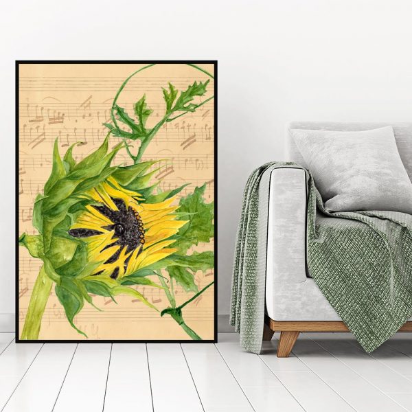 kwiat słonecznika jako dekoracja