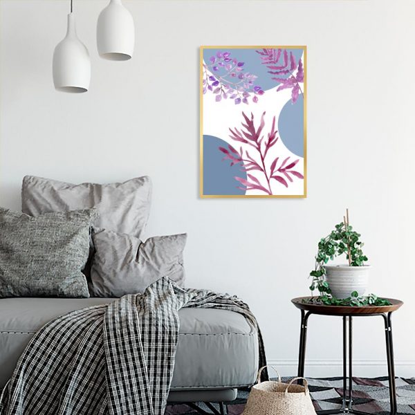 dekoracja z kwiatami fioletowymi