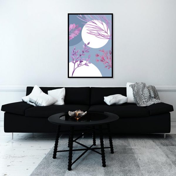 granatowo-fioletowa dekoracja