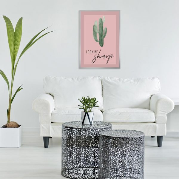 kaktus na plakacie botanicznym