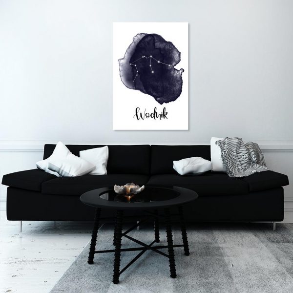 dekoracja ze znakiem wodnik