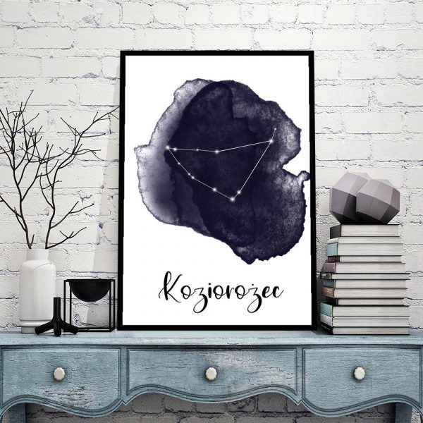 motyw koziorożca na plakacie