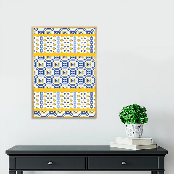 niebiesko-żółte prostokąty